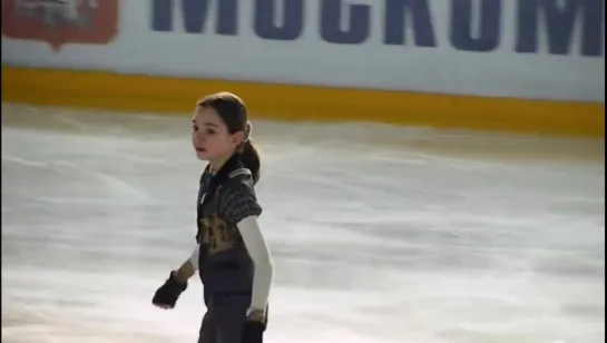 Evgenia Medvedeva - SP, Mosocow Championship (Junior) 17-02-2011