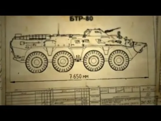 Техника военных лет 6/8. 06. Бронетранспортер БТР-80