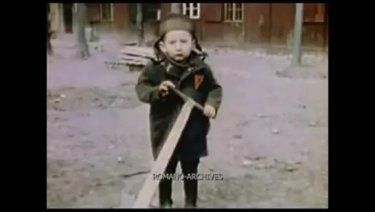 1945 Polish Kid in Buchenwald