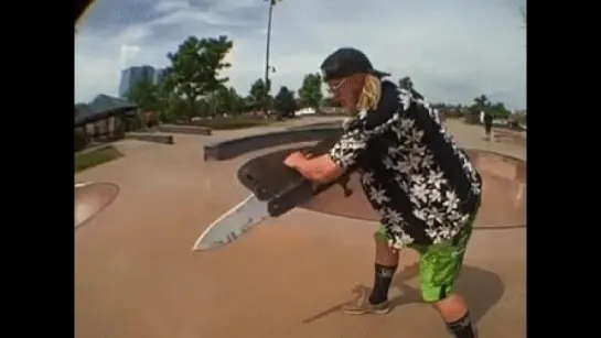 skate. Knife