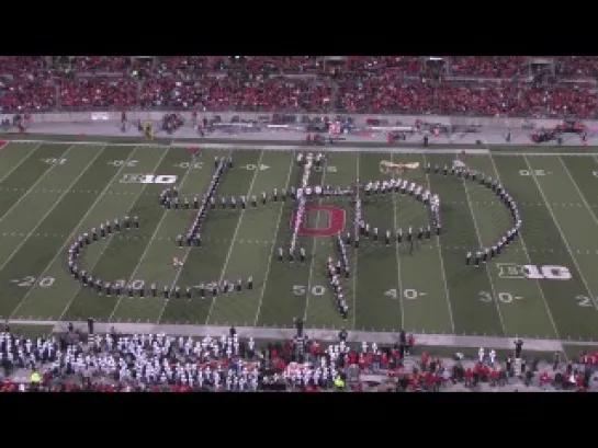 The Ohio State University Marching Band Performs their Hollywood Blockbuster Show