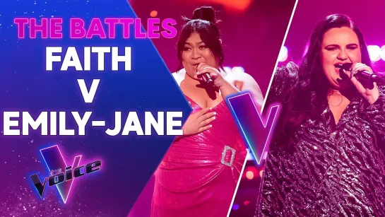 Faith Sosene vs Emily-Jane Conidi - I'm Your Baby Tonight (The Voice Australia 2022)