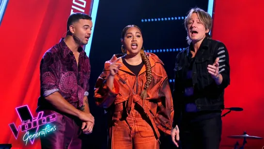 Guy Sebastian, Jess Mauboy & Keith Urban - Stand By Me (The Voice Generations 2022)