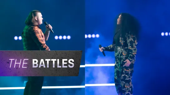 Adam Ludewig vs Elyse Sene-Lefao - Wrecking Ball (The Voice Australia 2020)