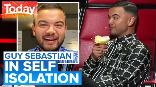 Today: Guy Sebastian in isolation after LA trip