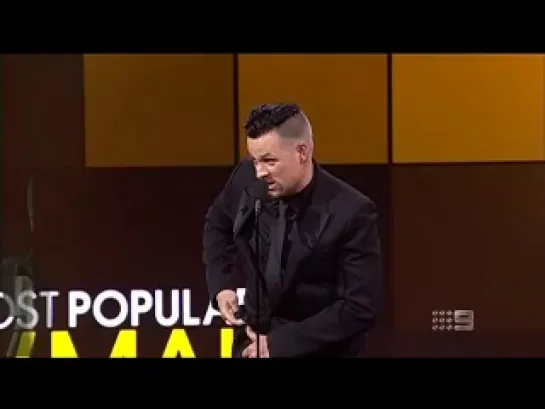 Logies 2013 - Joel Madden Wins Most Popular New Male Talent