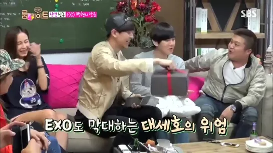 [VIDEO] 140627 Chanyeol & Baekhyun Cut @ SBS "Roommate" EP.13