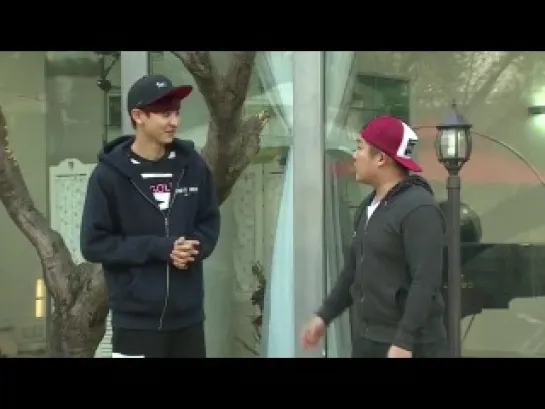 [VIDEO] 140531 Chanyeol Cut - Growl + Love Is An Open Door @ SBS Roommate Unseen Video