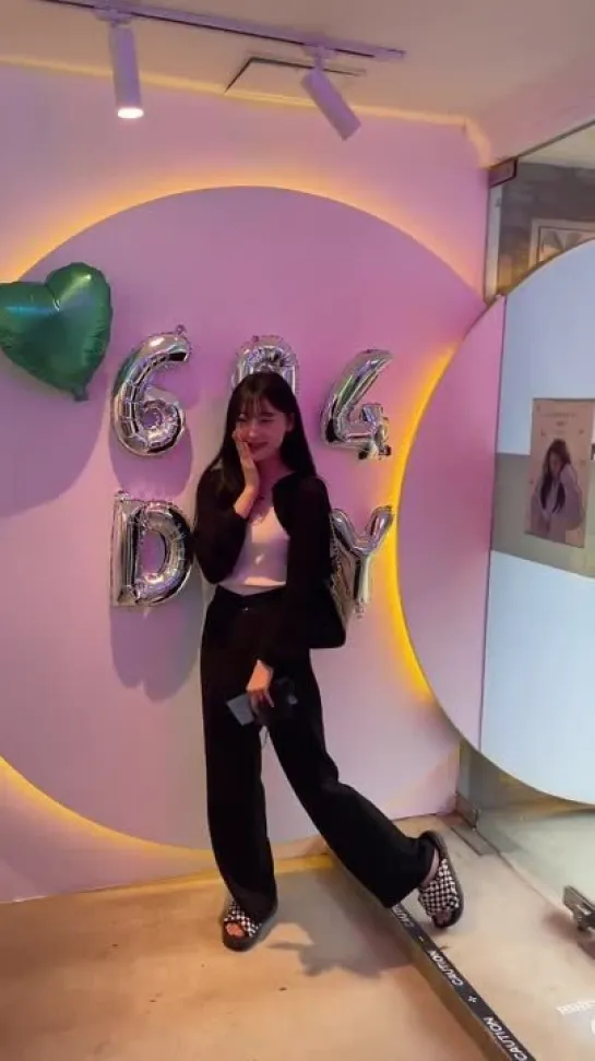 230603 Choerry visiting her birthday cafe event