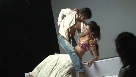 Deepika Padukone and Ranveer Singh photoshoot for Ram Leela Posters