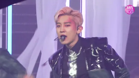 Obsession (EXO CHANYEOL facecam)¦@SBS Inkigayo_2019.12.8