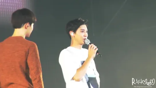 151010 EXO 찬열 - EXO-Love Concert in DOME 토크 (Chanyeol Talk)