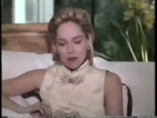 Barbara Walters Interviews Sharon Stone 1993 Pt 1 Of 2