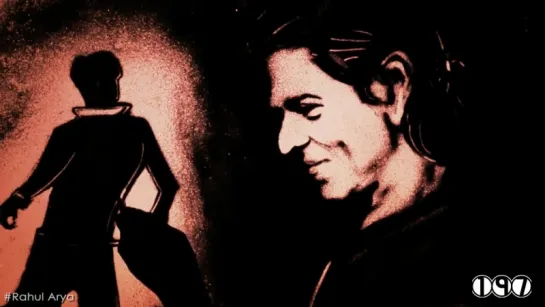 '50 years of SRK in 200sec.' | #SandArt by #RahulArya