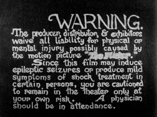 The Flicker (1966) - Tony Conrad