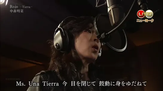 Akina Nakamori  【中森明菜】Rojo -Tierra- 皮衣老菜 红白歌合战 2014.12.31