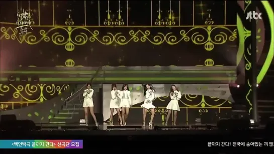 [PERF] A PINK - MR. CHU + LUV (150125 JTBC 29TH "GOLDEN DISK AWARD")