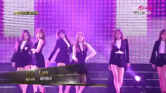 [PERF] A PINK - LUV + MR. CHU (150122 KBS DRAMA 24TH "SEOUL MUSIC AWARD")