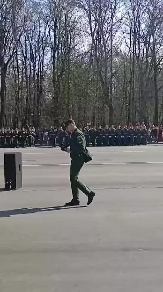 Генеральная репетиция парада Победы в Смоленске в объективе ГУ МЧС