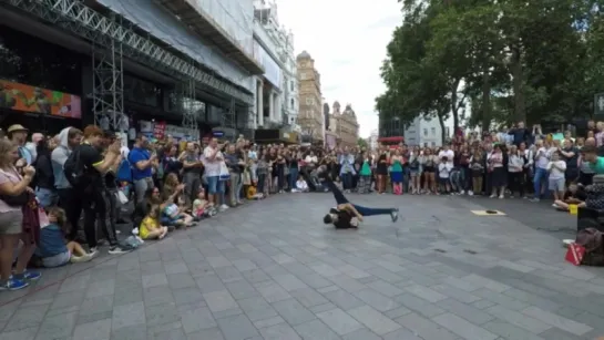 Уличные танцы. Наши ребята танцуют Брейк ДАНС. London. Street Dance. Break dance