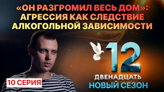 «ОН РАЗГРОМИЛ ВЕСЬ ДОМ»: АГРЕССИЯ КАК СЛЕДСТВИЕ АЛКОГОЛЬНОЙ ЗАВИСИМОСТИ. ДВЕНАДЦАТЬ. 10 СЕРИЯ