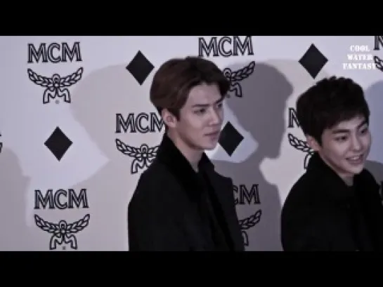 [FANCAM] 141205 EXO @ MCM LAB Grand Opening (Sehun Focus)