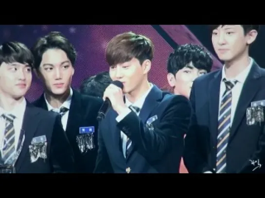 [FANCAM] 131227 Suho Focus @ KBS Gayo Daejun 2013