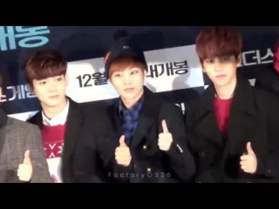 [FANCAM] 131219 Xiumin  Focus @ Ender's Game VIP Premiere