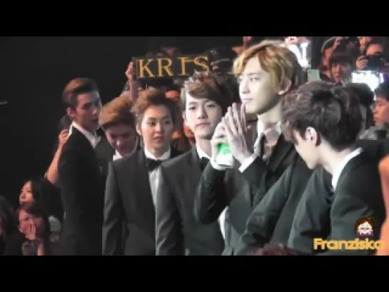 [FANCAM] 120917 EXO @ The 5th Mengniu Music Awards