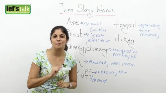 Teen Slang Words - Free English Lesson