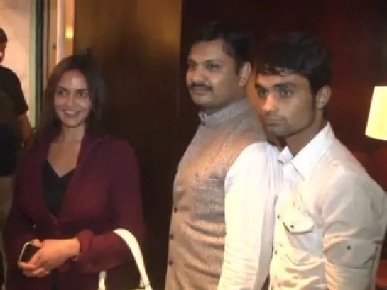 praveen kaler(RU Persident 2010) with esha deol in hotel marriot jaipur