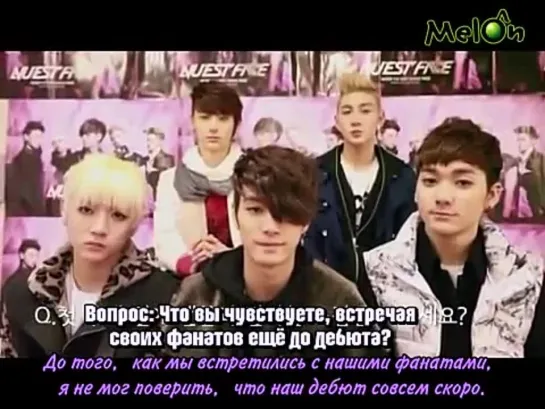 NU'EST Interview with Melon (рус саб)