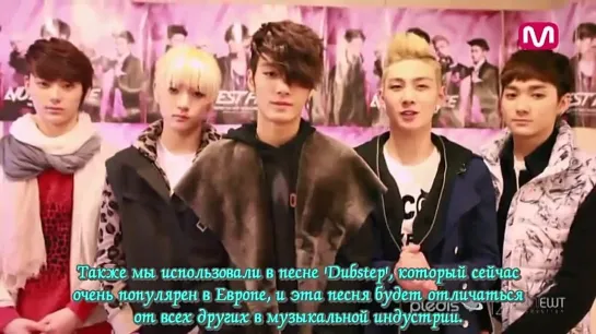 120315 NU`EST - Face MV Making (рус саб)