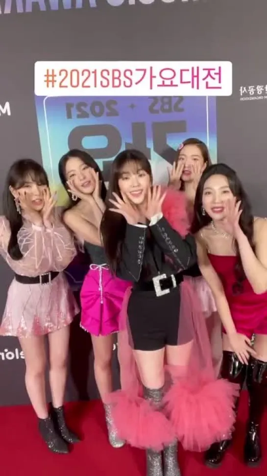 211225 Red Velvet @ SBS Gayo Daejeon Season's Greetings