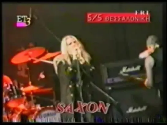 Jammin Greek TV - Saxon Live in Greece May 5, 2000