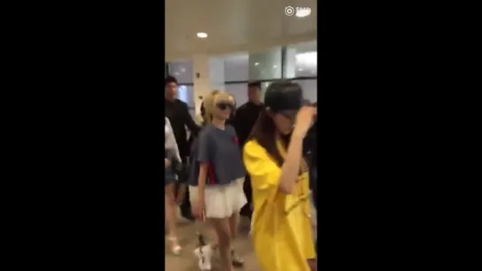 160612 T-ara arrived in Shanghi Qri Focus for 浦东机场接机视频