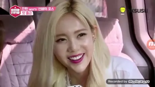 160609 Idol Intern King Ep.5 Qri  Hyojung in beyond closet 아이돌인턴왕 5화