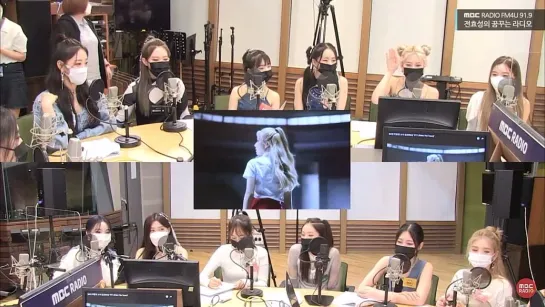 210706 LOONA "PTT (Paint The Town)" Reaction @ MBC Radio: "Jun Hyoseong Dreaming Radio"