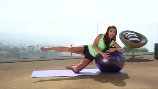 Bombastic Booty Pilates Workout on the Ball _ Pilates Bootcamp With Cassey Ho