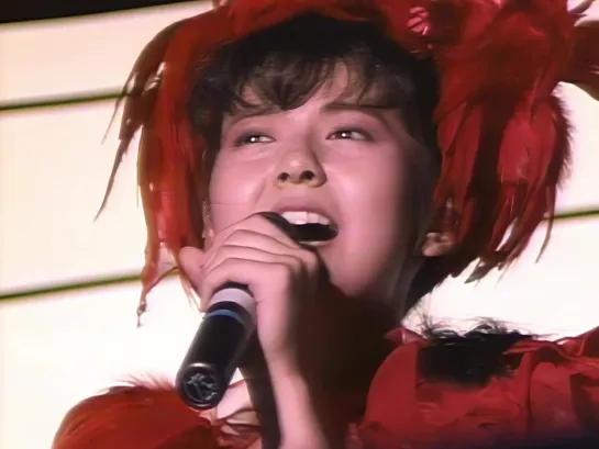 Yoko Minamino 南野陽子) - 楽園のDoor 1987 SUMMER CONCERT LD 4K AI Upscaling