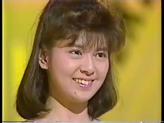 Yoko Minamino  南野陽子　吐息でネット。sighs on the net. （1988年3月27日） 2К