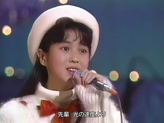 Tomomi Nishimura  西村知美　想い出の冬休み Memories of winter vacation. （1987年12月27日）4К 4К