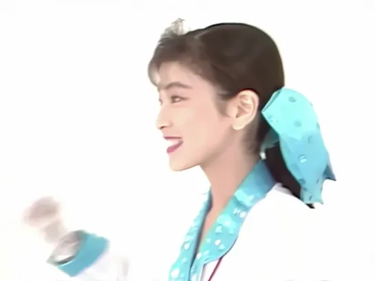 Chisato Moritaka 森高千里 - 17才 17 years old. 1989 4K AI Upscaling  [4K 60FPS]