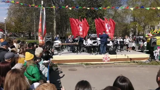 Череповец. Комсомольском парк. Городской фестиваль «Салют, ветераны»