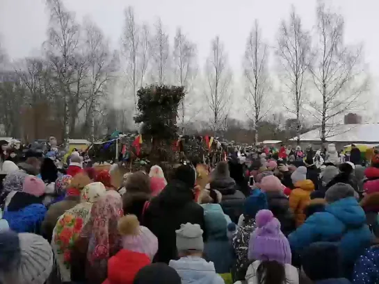 Масленичные гуляния в усадьбе Гальских. Череповец. 2020 год.