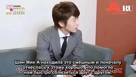 [RUS SUBS] 20130205 Interview Channel Kstar lovers