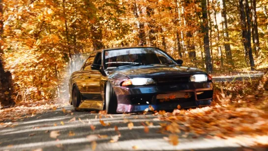 Nissan Skyline Shreds Autumn Backroads