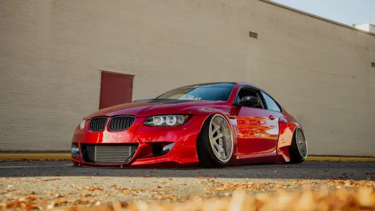 Blood Beamer | Bagged E92 BMW 335i