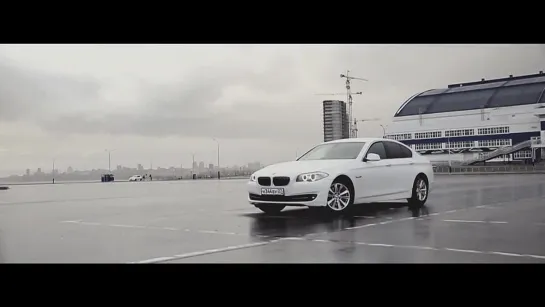 White BMW 523i