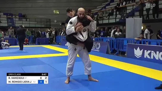 4F openclass - REDA HAMZAOUI vs MICHAEL LIERA JR.  #IBJJFEURO2023